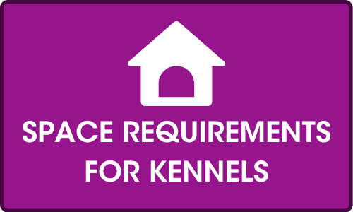 Space requirements for kennels